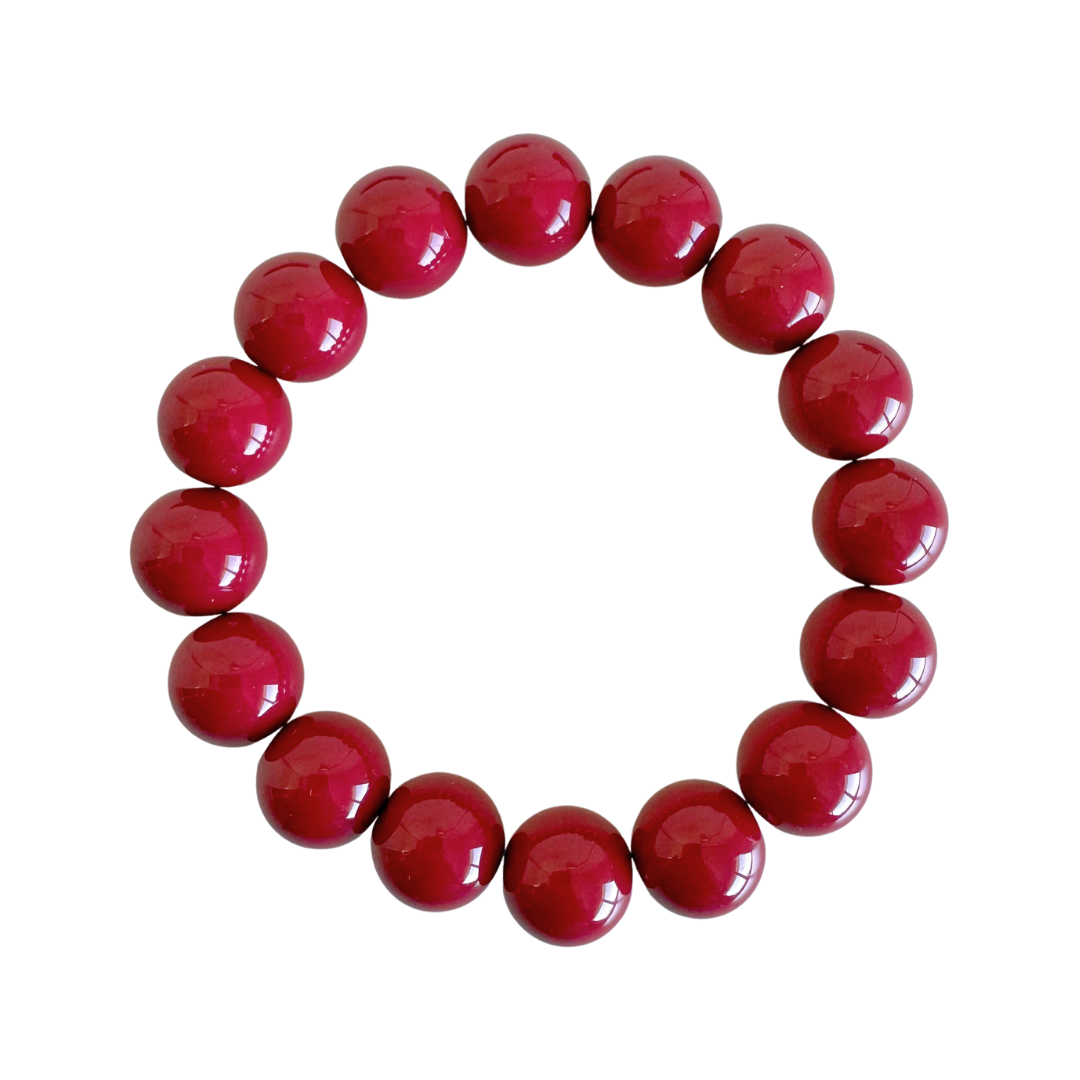Bold Beads Armband | Kirsche - 14 mm
