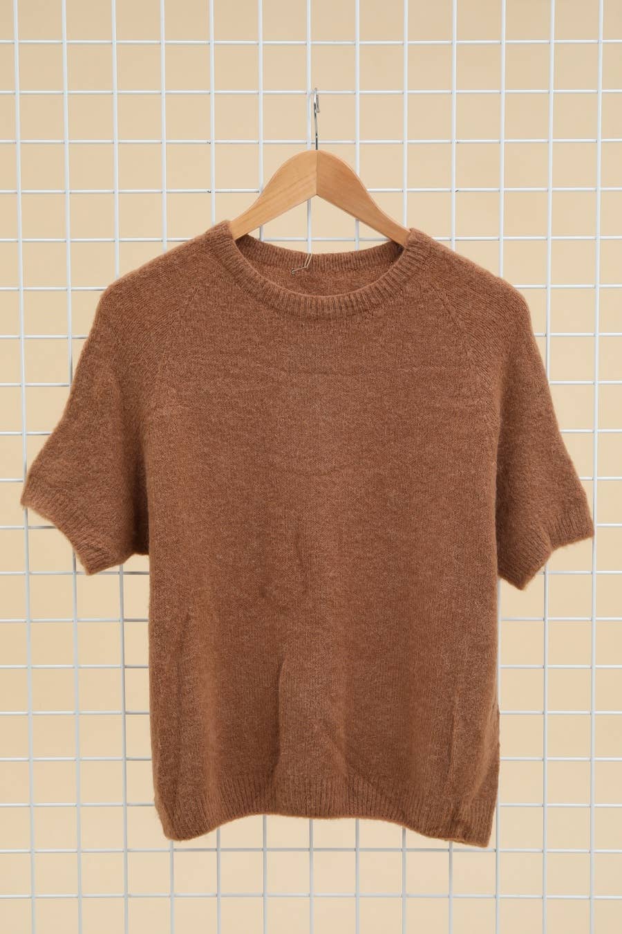 PULLOVER AUS ALPAKA REF 1012: PERSIMMON