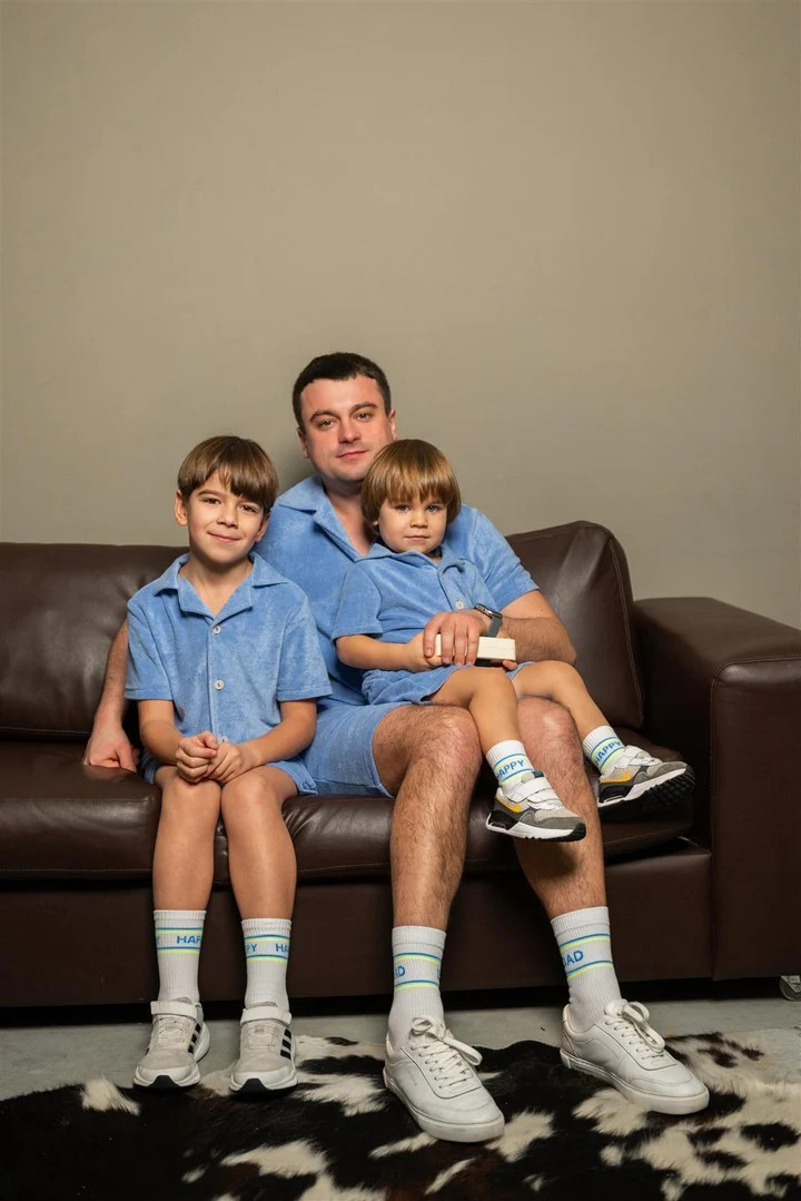 Socken 'Neon Dad'