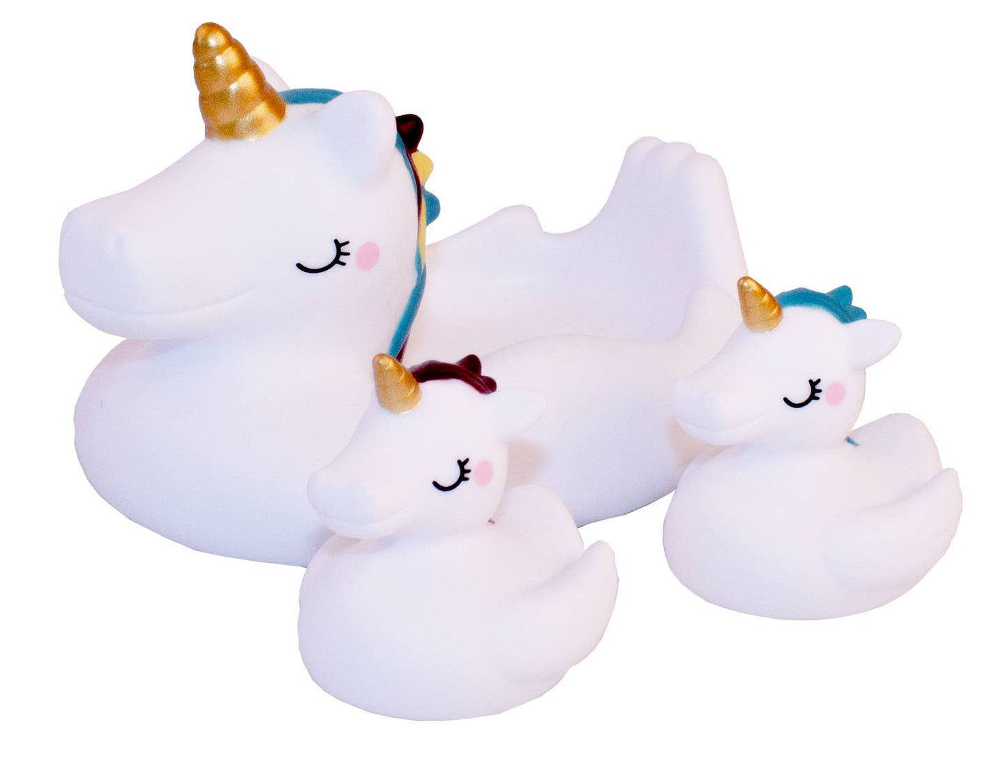 Einhorn-Badetiere, 3er-Set