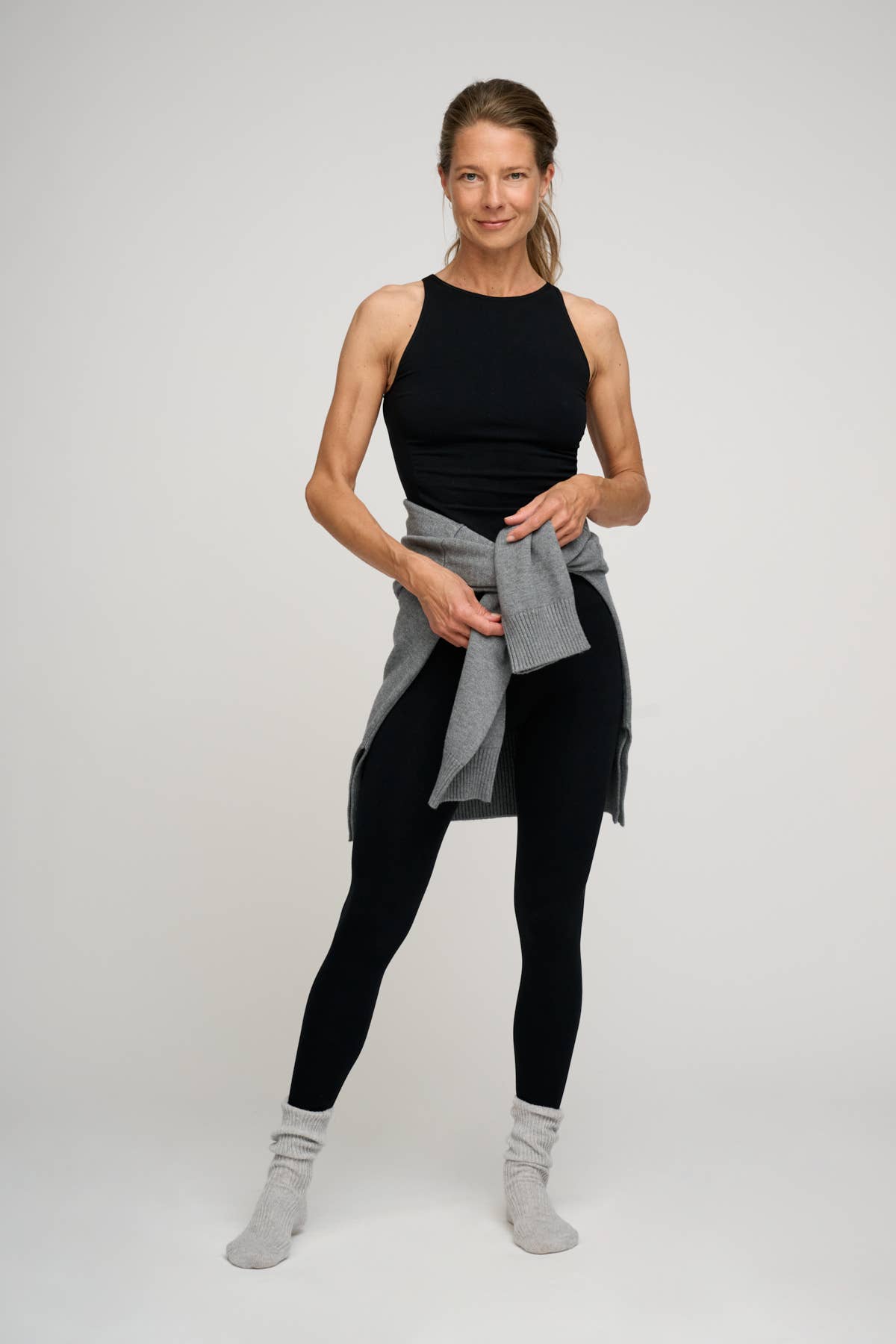Prana Top – schwarz: Schwarz / M