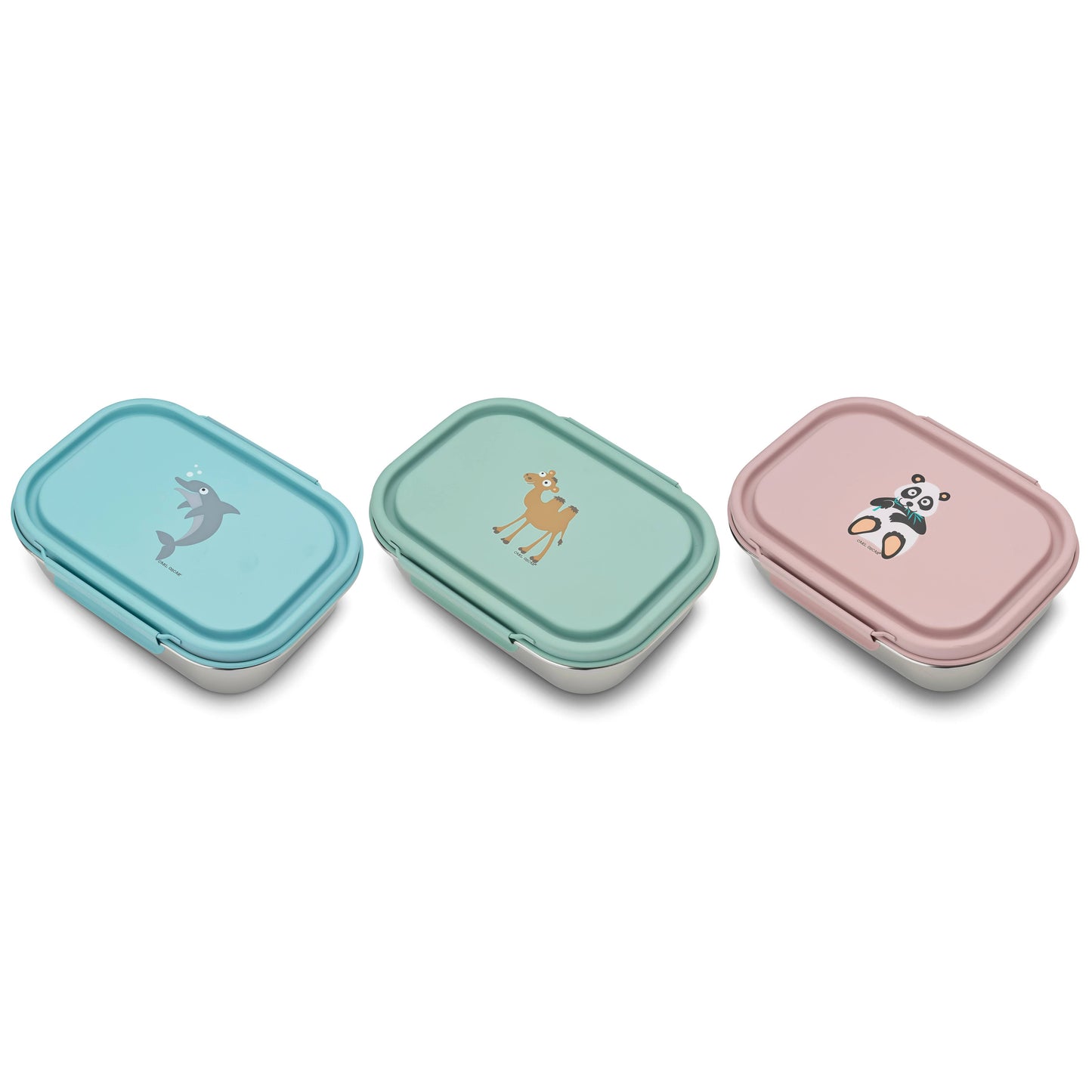 Steelish™ Lunchbox, in verschiedene Farben - Tiere