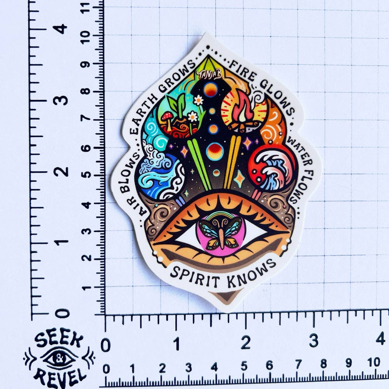 The 5 Elements - Aufkleber