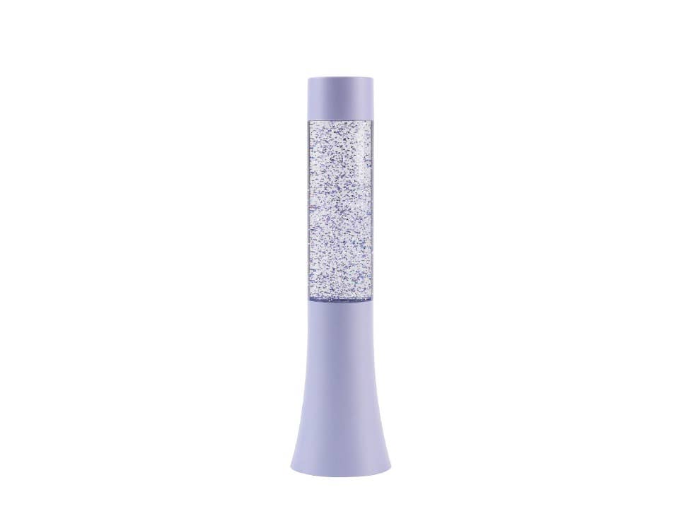 Flared Glitter Lampe Pastellviolett