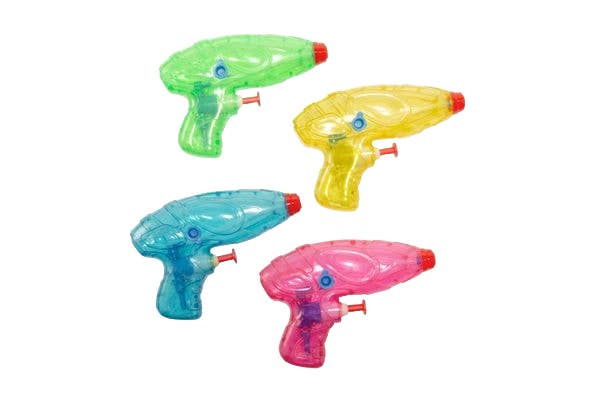 Wasserpistole, 4 verschiedene Designs