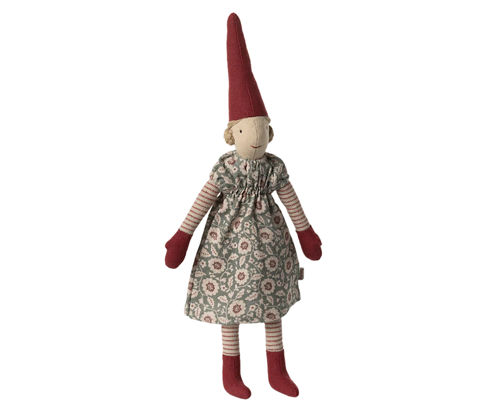Maileg Baby Bunny - Light Blue Check