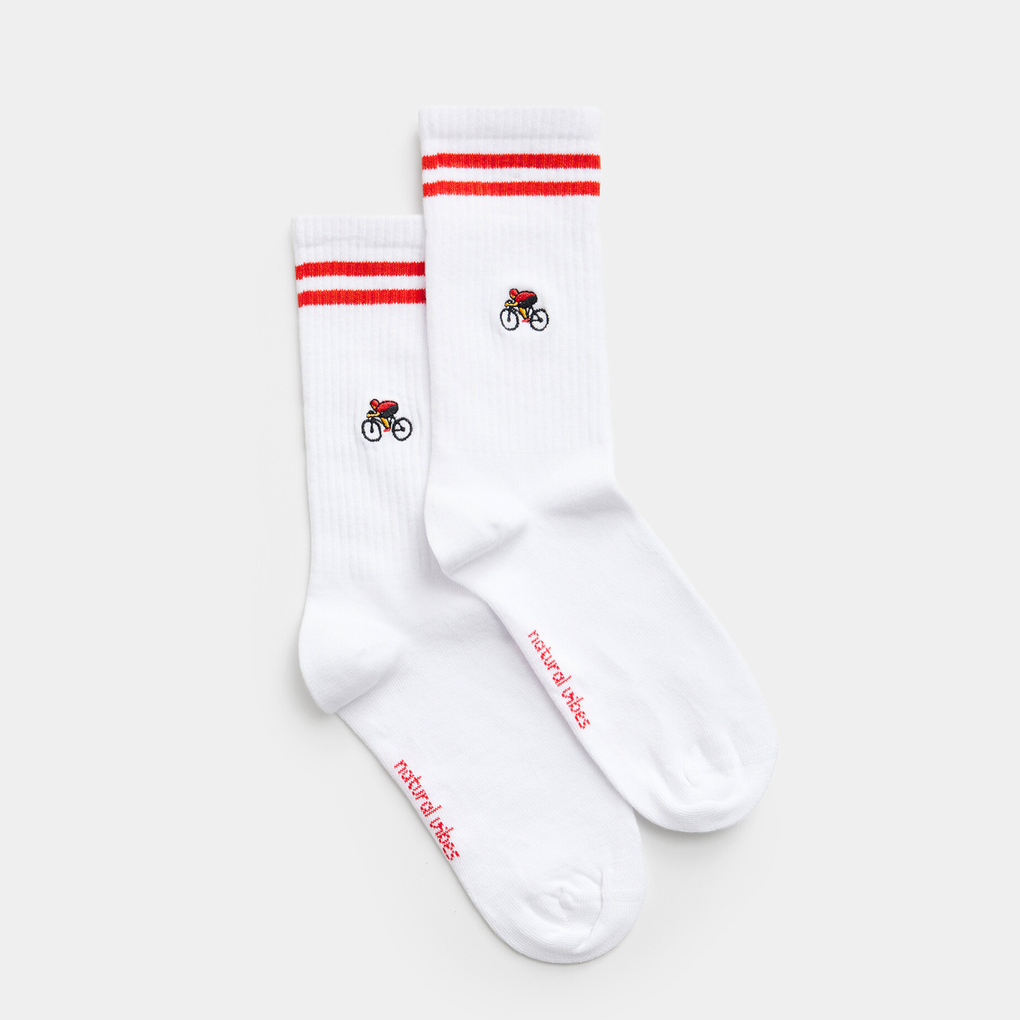Bio-Socken Geschenkset Fahrrad - 2er Pack Tennissocken: 36/40