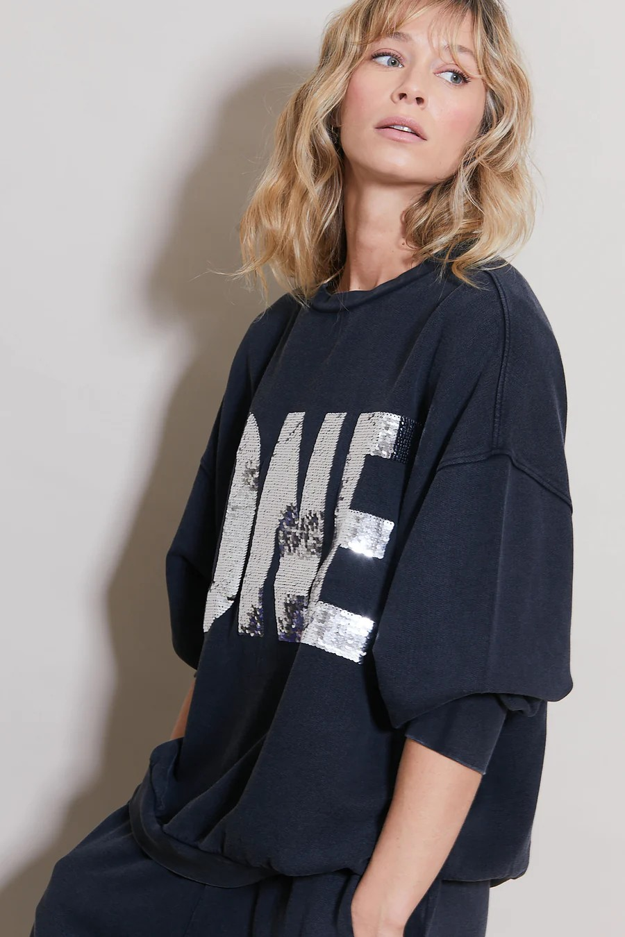 ONE TEE SWEATSHIRT 'ALAN CARBON'