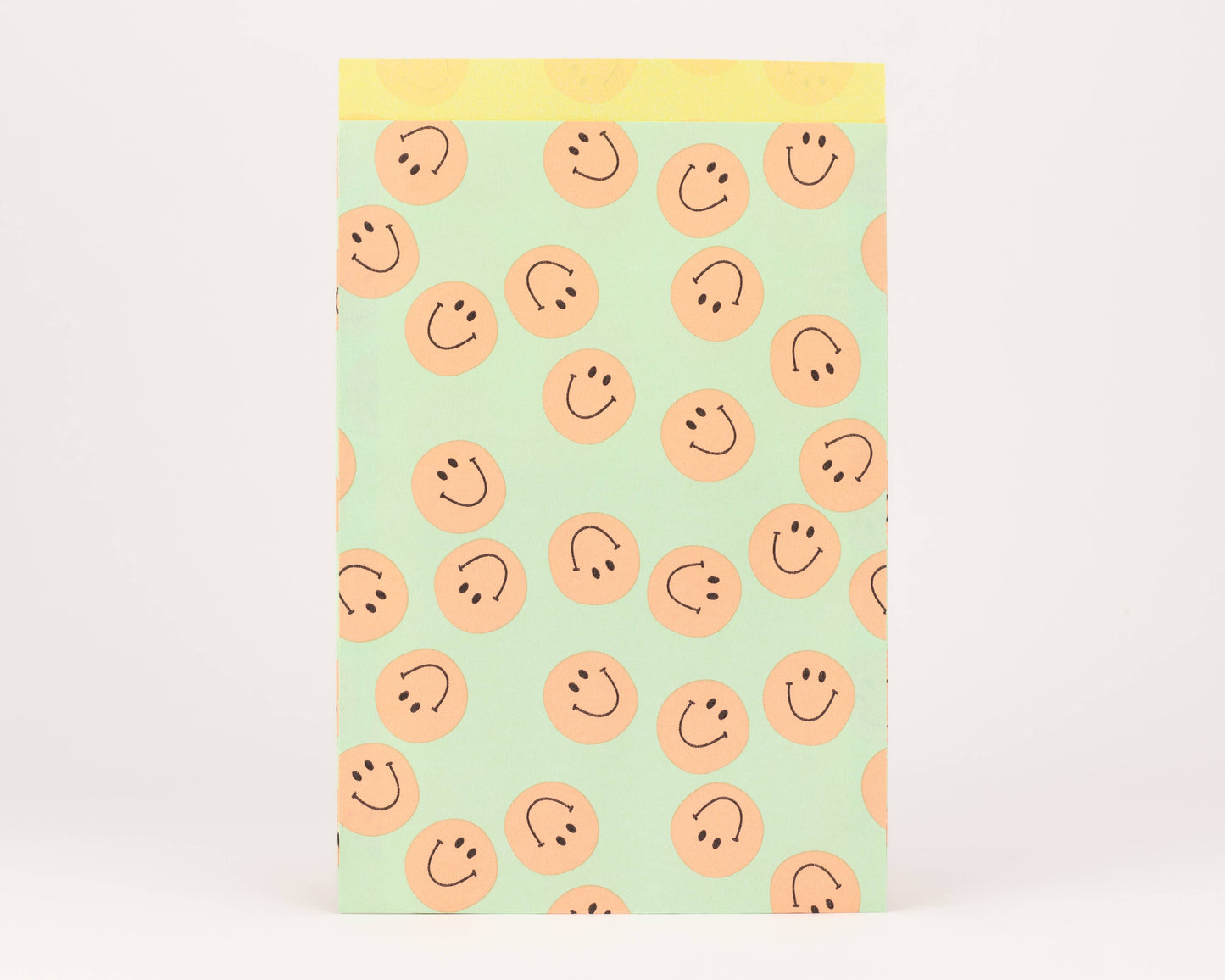Papiertüten Smileys, Grün: Mittel (12x21cm)