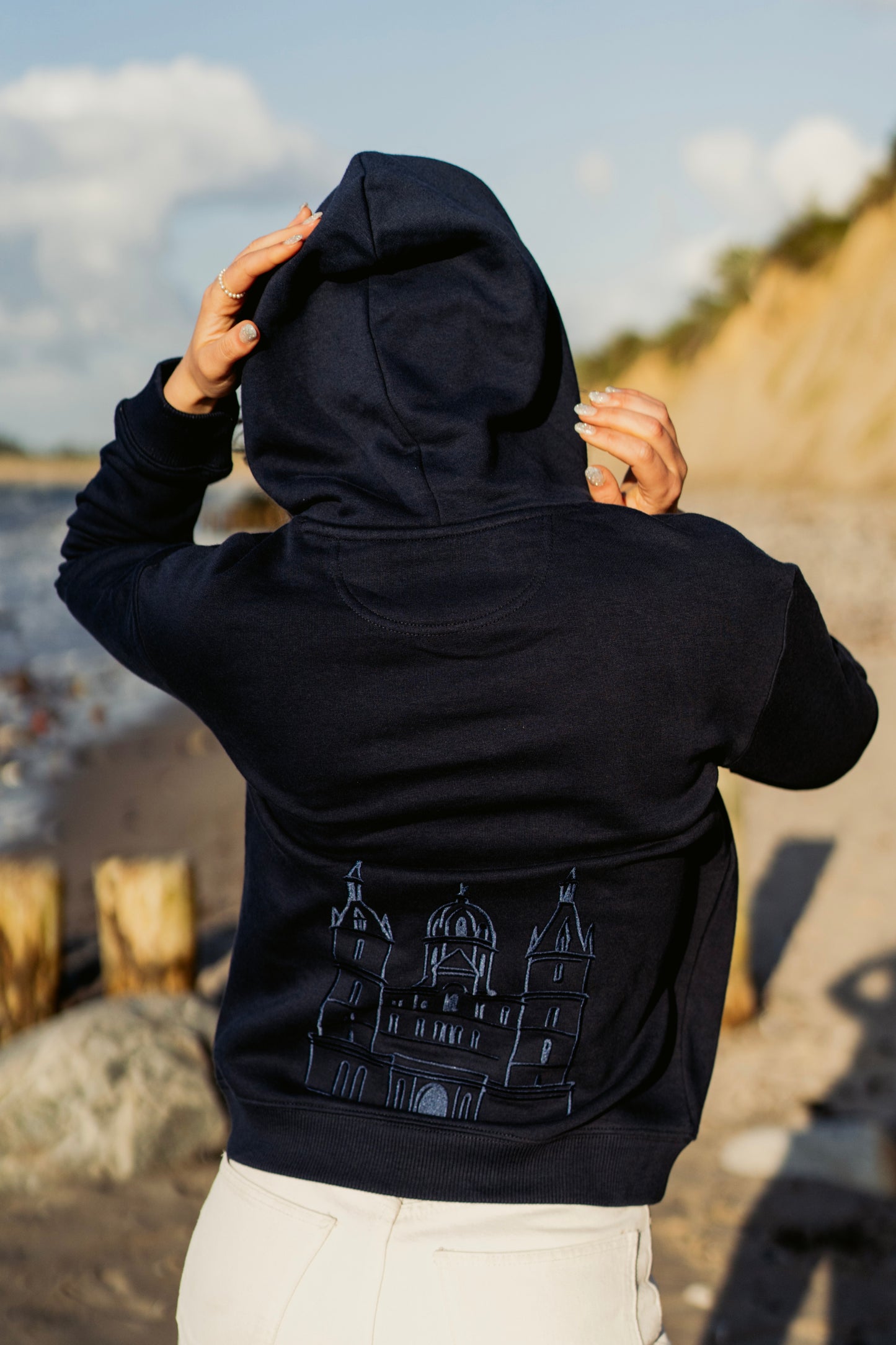 Schweriner Schloss Hoodie Midnight Blue