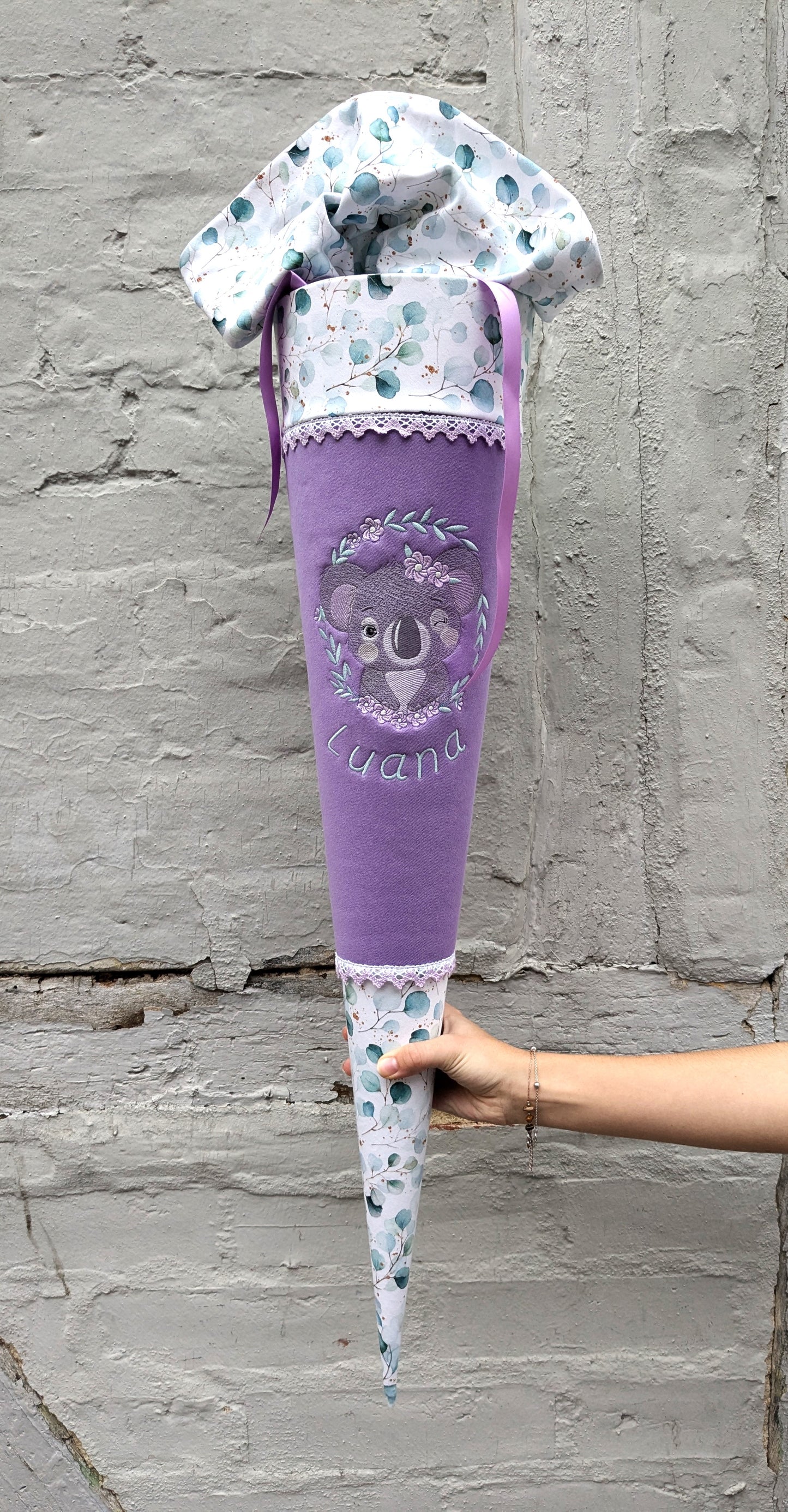 SCHULTÜTE "KOALABÄR" MIT PAPPKEGEL