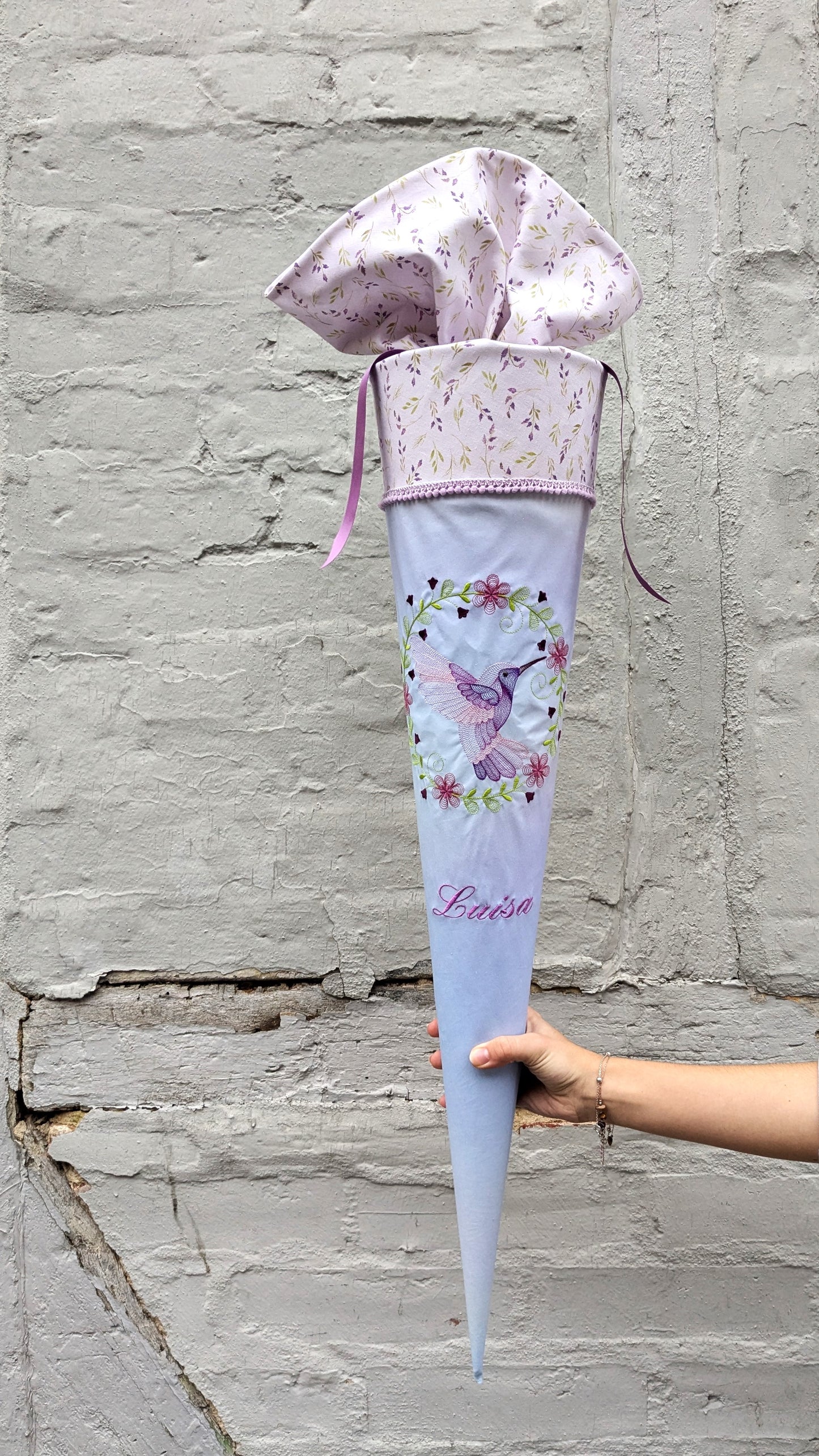 SCHULTÜTE "KOLIBRI" MIT PAPPKEGEL