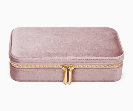 statement clutch made of velvet