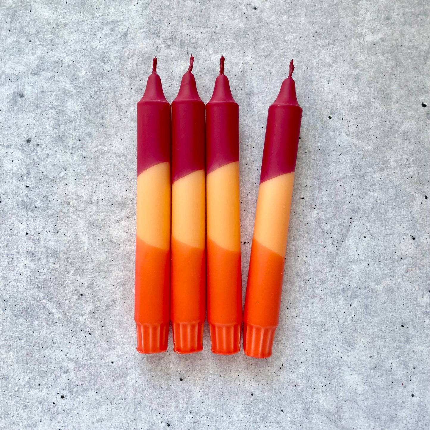 Dip Dye Kerzen | Herbst 2 | 4er Set