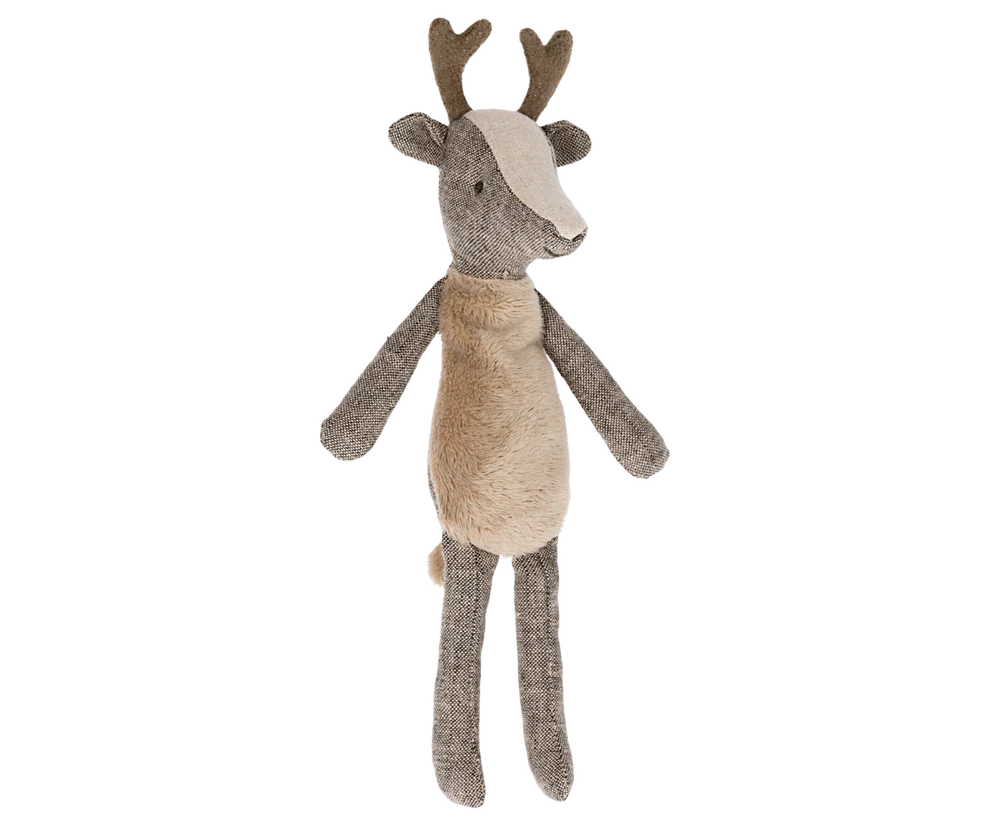 Maileg Baby Bunny - Light Blue Check