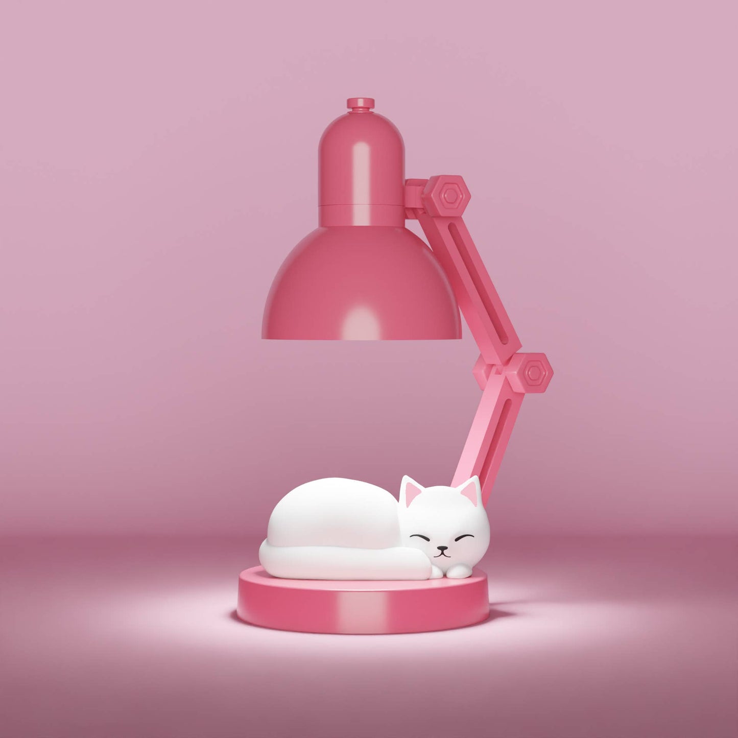Minilampe Katze | Nachtlicht rosa