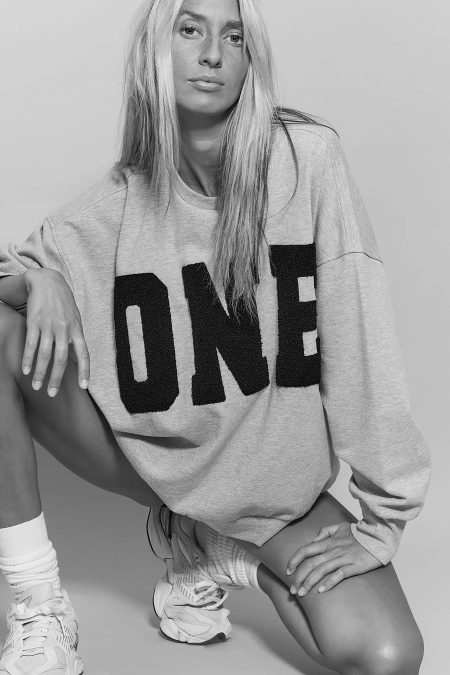 ONE TEE SWEATSHIRT 'NOAM CHINA GREY'