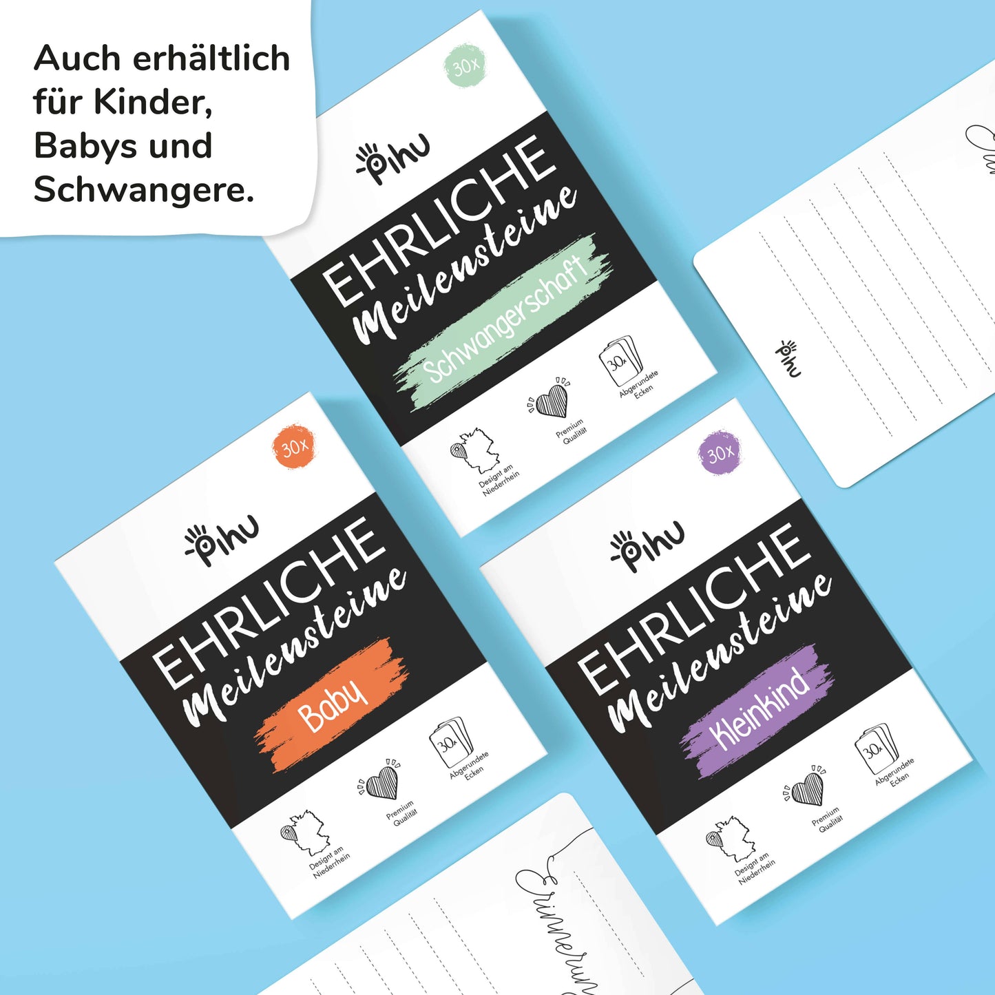Ehrliche Meilensteine Momlife - Witzige Meilensteinkarten