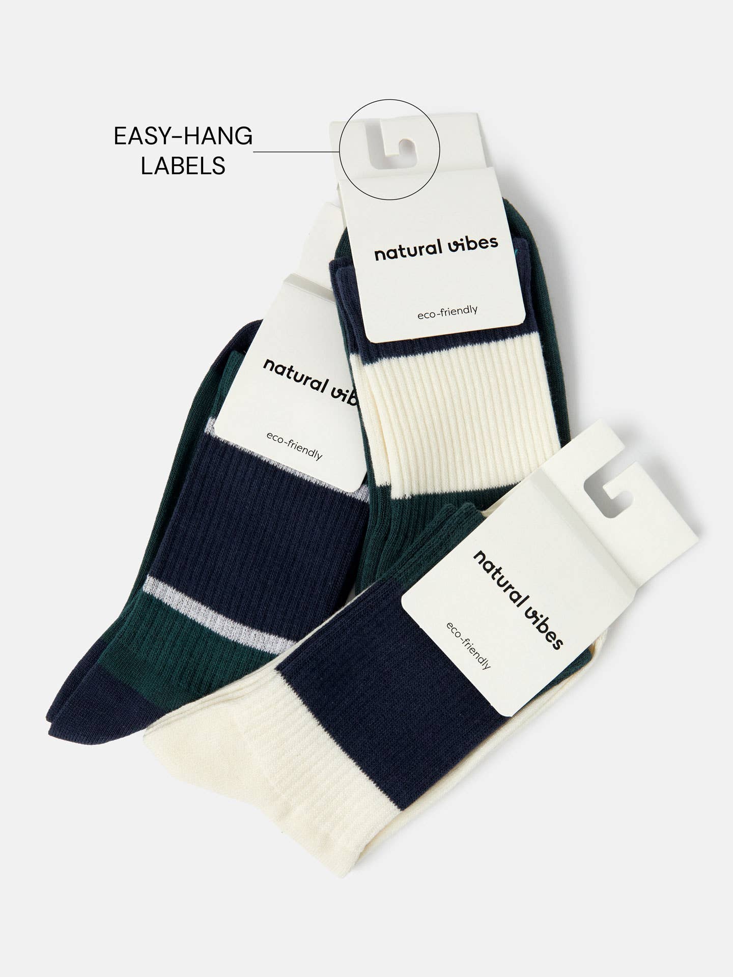 Bio-Socken Geschenkset - 2er Set Tennissocken Peace & Love: 36/40