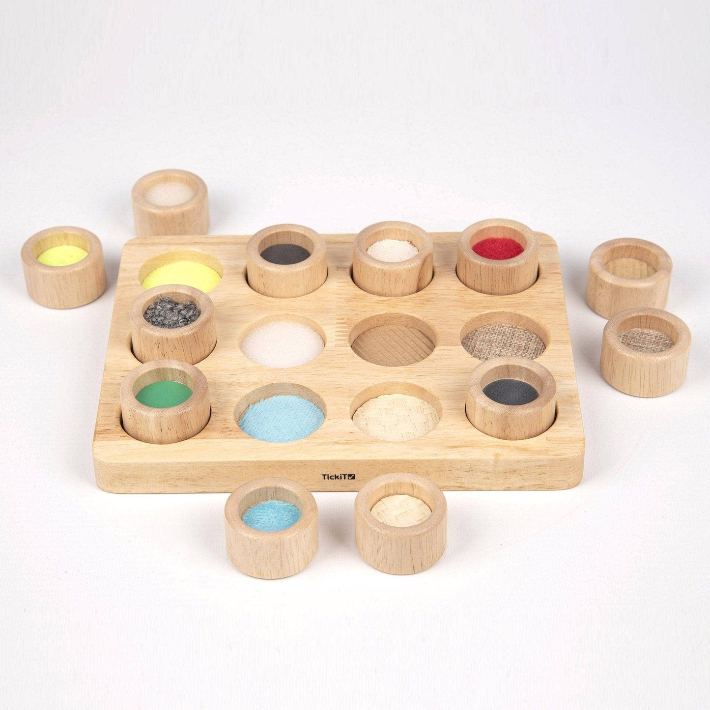 Touch & Match Board Sensorbrett - Touch and Feel - Holz