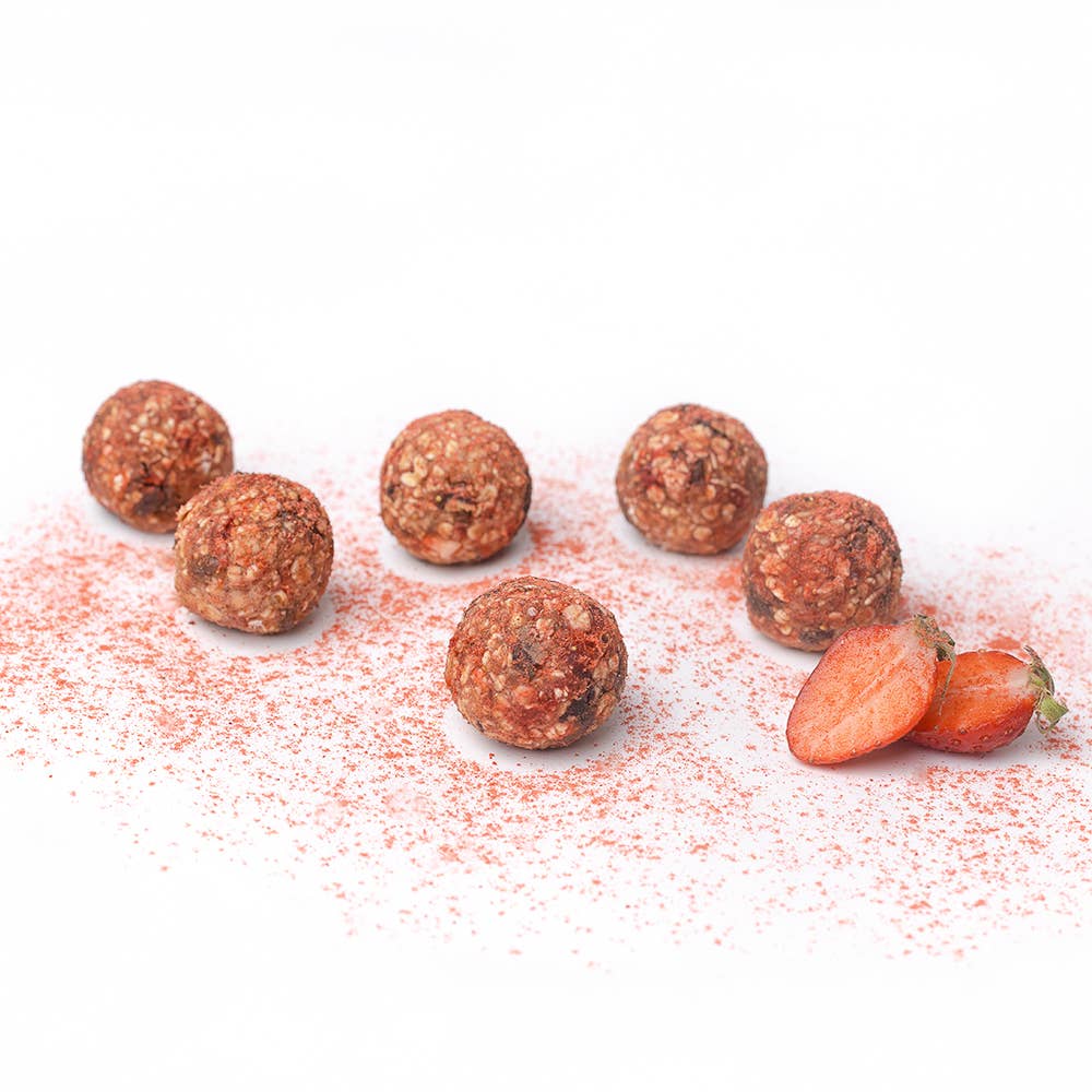 Vitamin-Mischung Schwangerschafts-Kugeln mit Erdbeeren