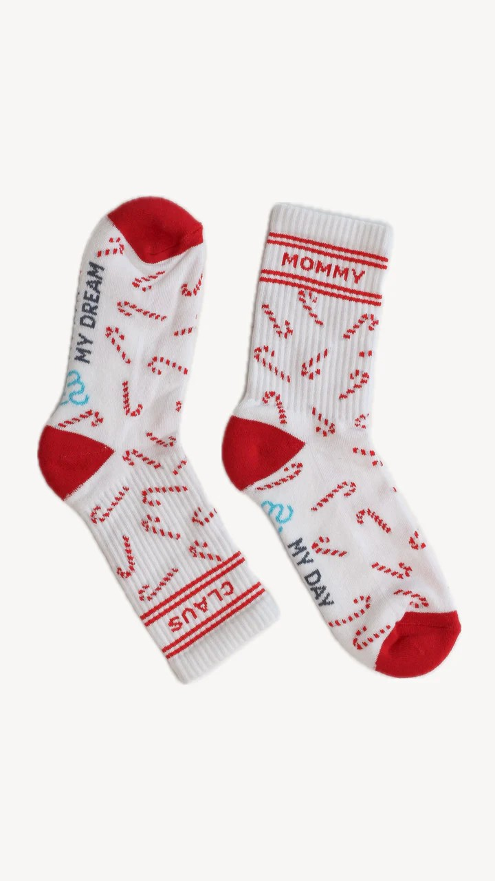 Christmas socks Mommy Claus