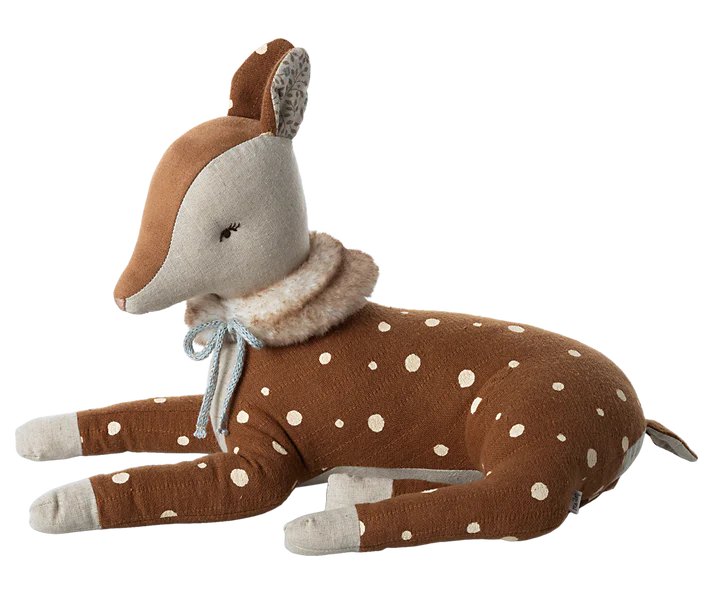 Maileg Baby Bunny - Light Blue Check