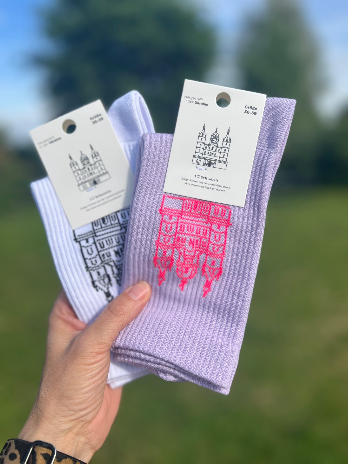 Schweriner Schloss Socken 'Lowkey Iconic'