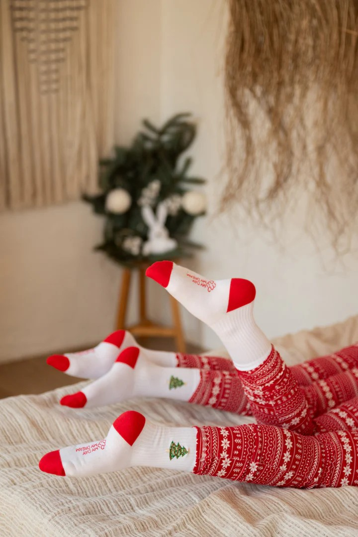 Christmas socks Christmas tree