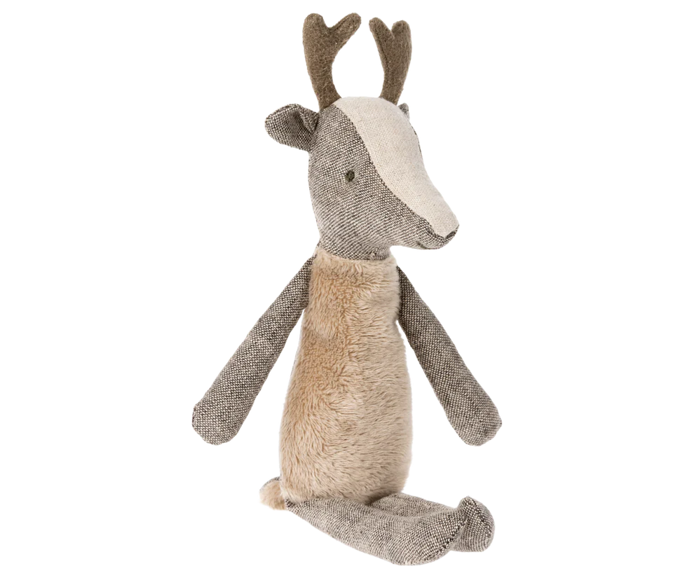 Maileg Baby Bunny - Light Blue Check