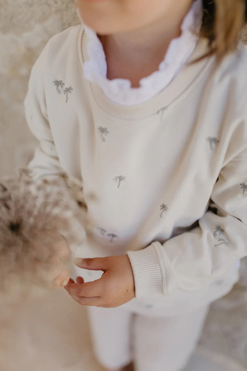 Oversized Sweater Kids 'Leo Print'