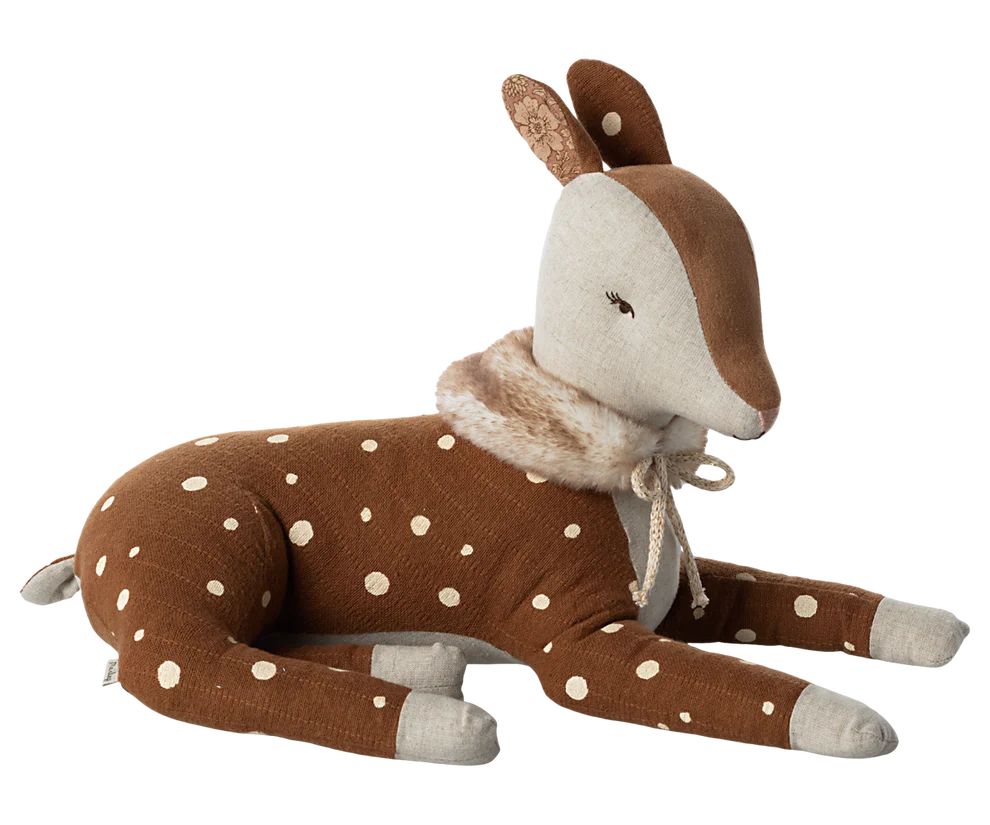 Maileg Baby Bunny - Light Blue Check