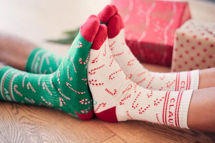 Christmas socks Mommy Claus