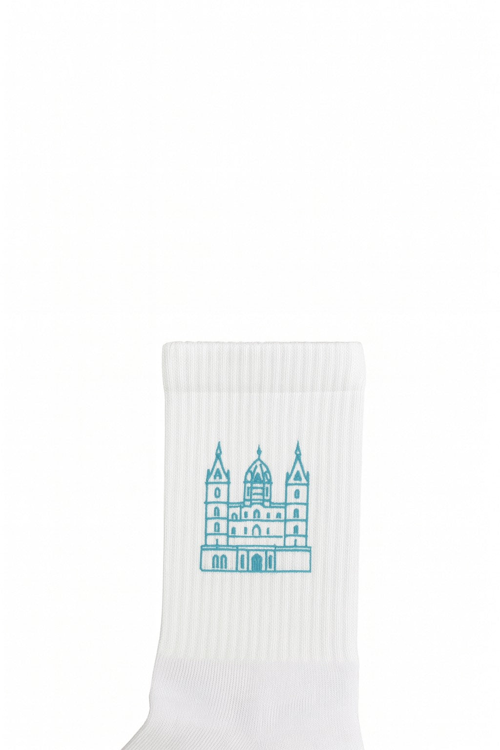 Schweriner Schloss Socken 'Ozean Pastell'