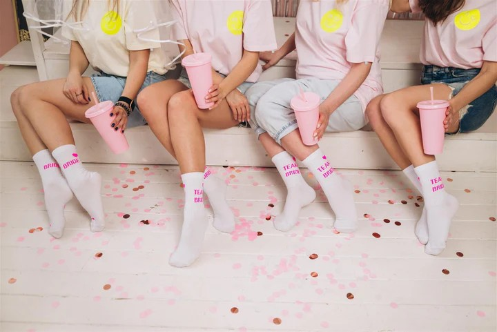 Socken 'Team Bride'