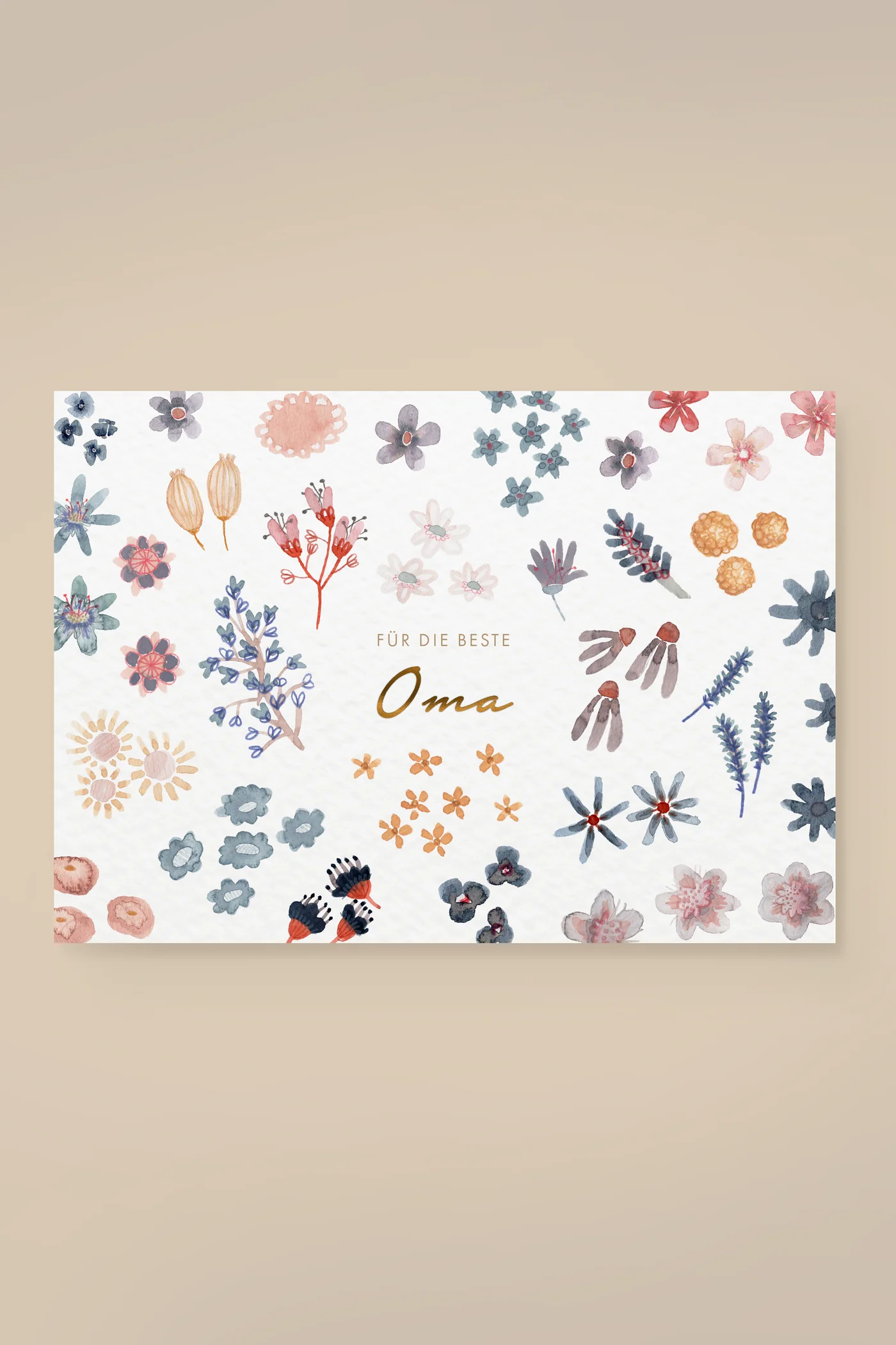 Postkarte 'Für die Beste Oma'