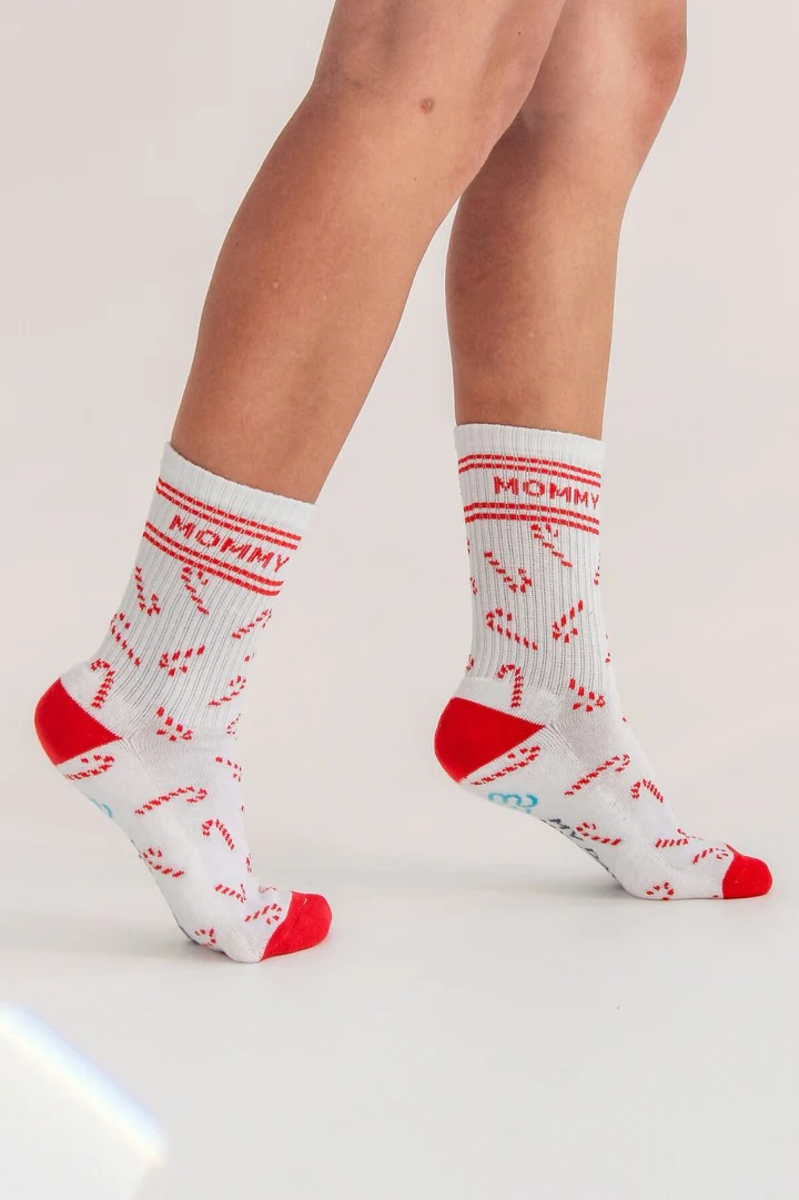 Christmas socks Mommy Claus
