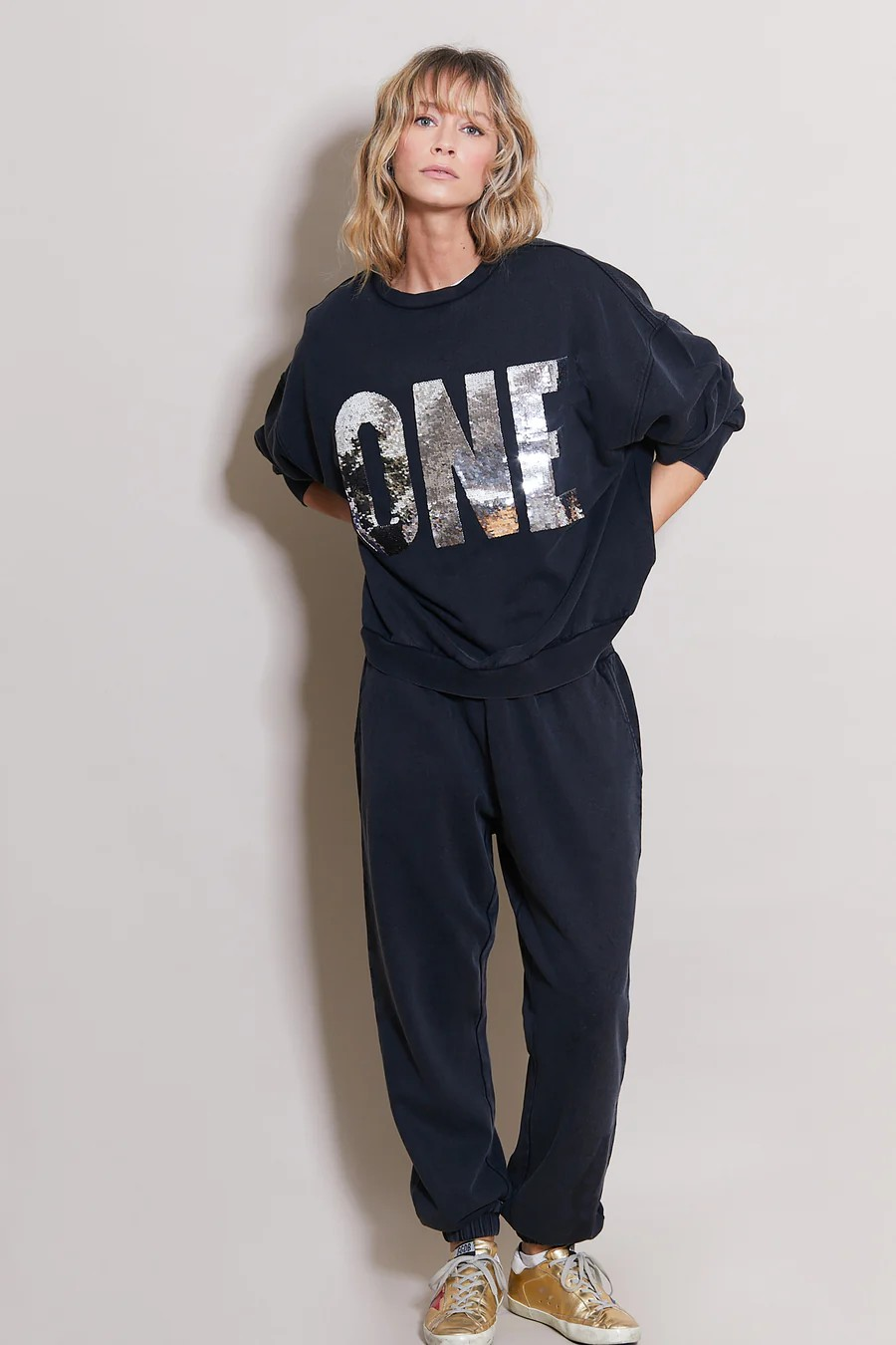 ONE TEE SWEATSHIRT 'ALAN CARBON'