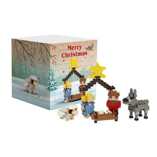 BRIXIES Adventskalender Krippe