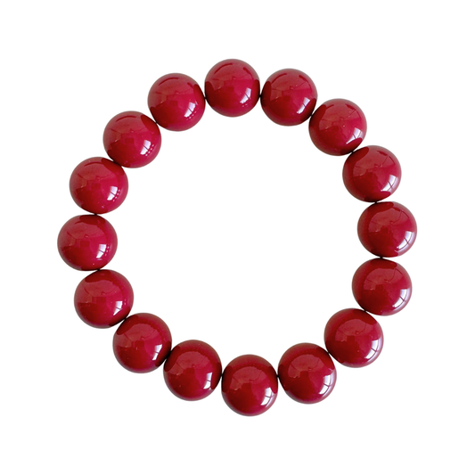 Bold Beads Armband | Kirsche - 14 mm