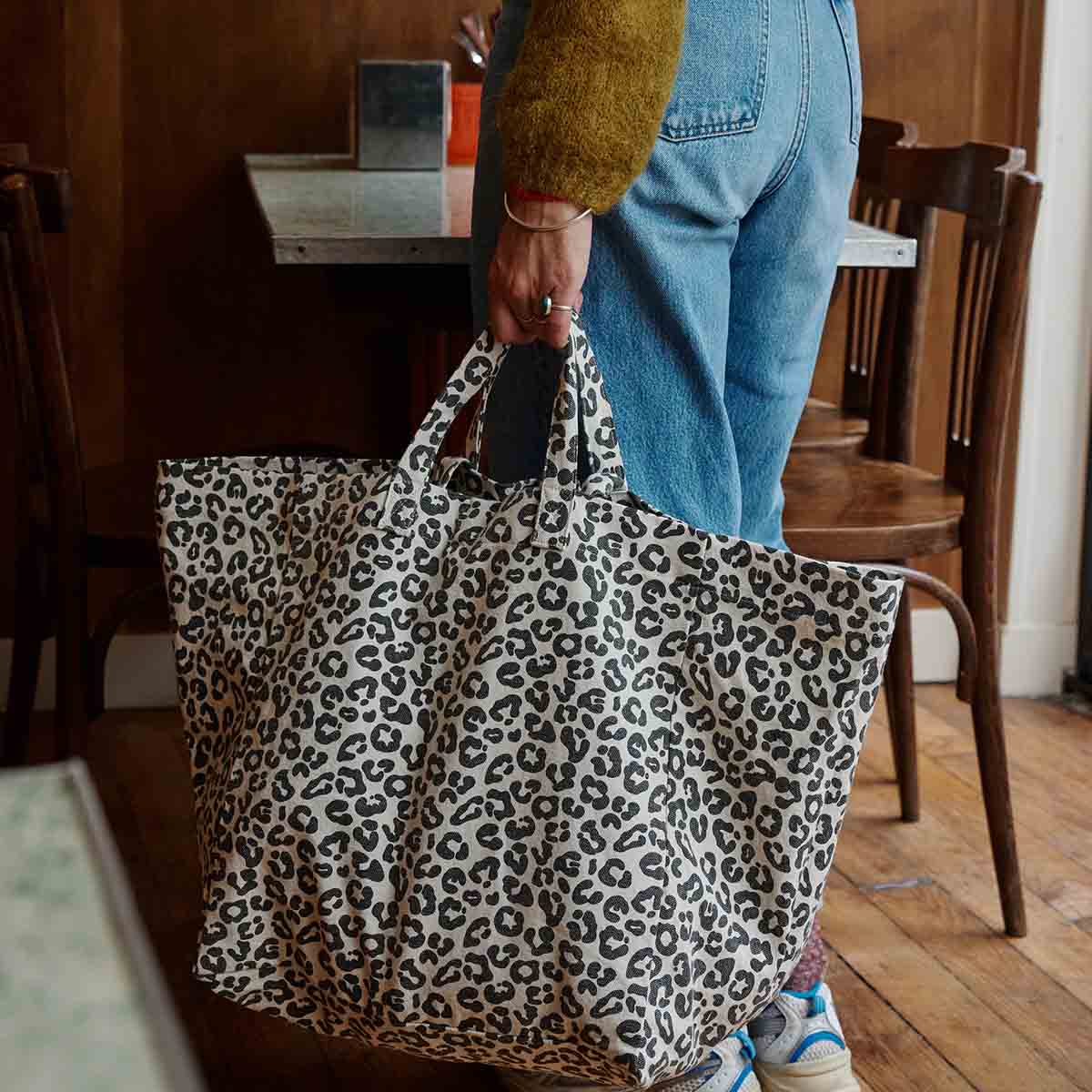 TASCHE ELISA GRAOU GREIGE: Natürlichkeit / Graou