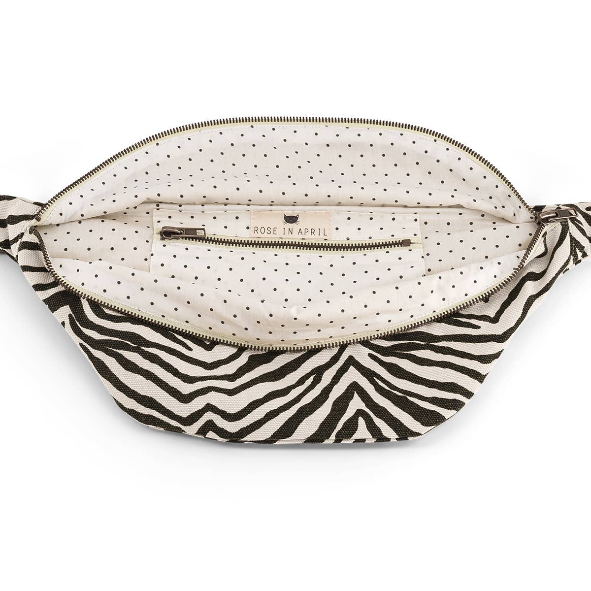 Damen Bauchtasche Zebrou Greige: GREIGE / ZEBROU