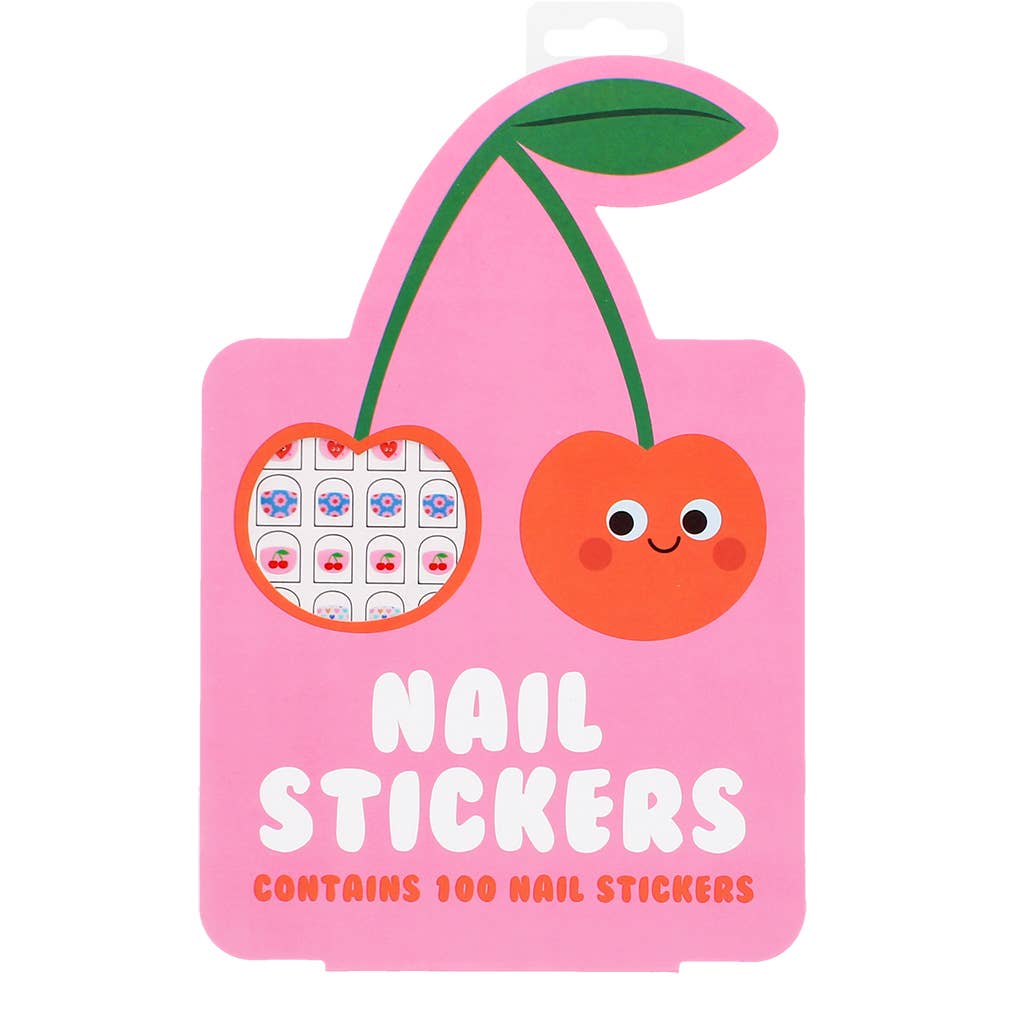 Nagelsticker für Kinder (Packung mit 100) - Kirsche