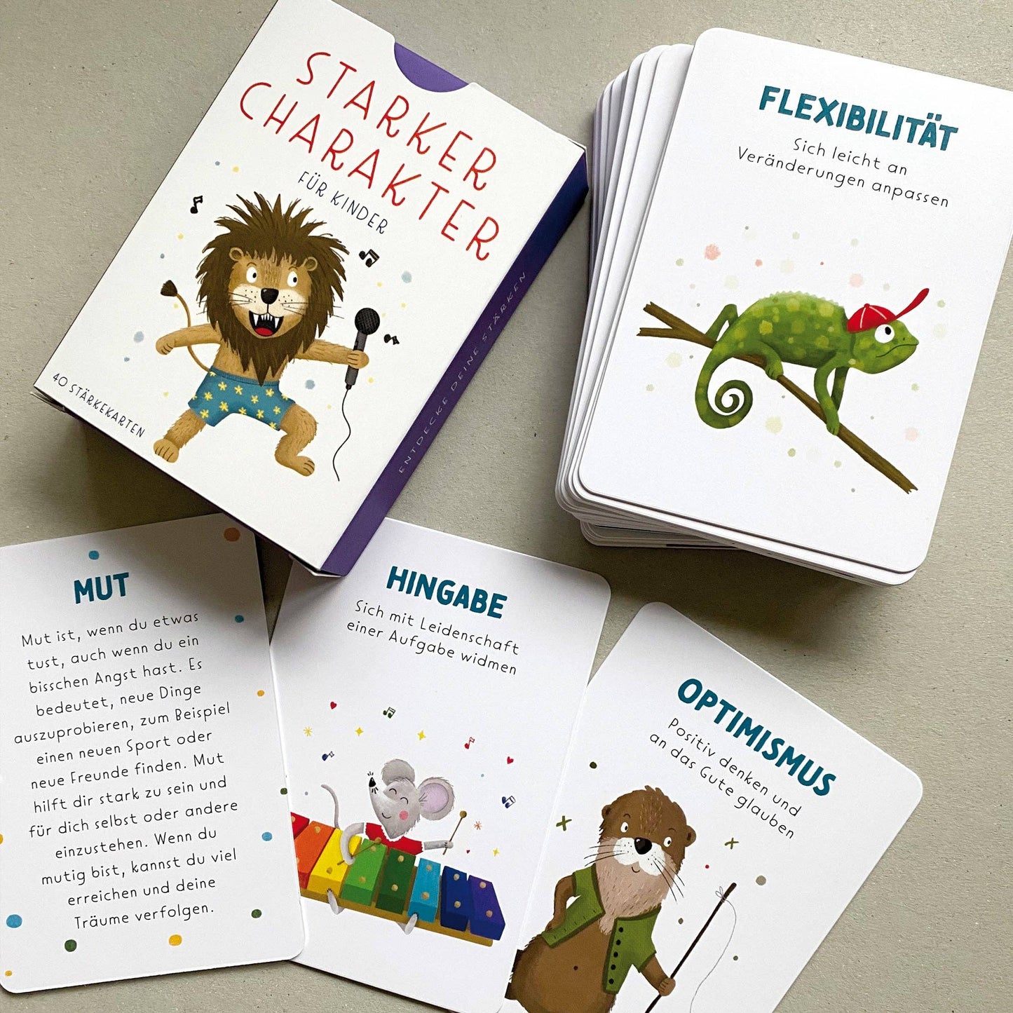 Stärkekarten für Kinder "Starker Charakter"