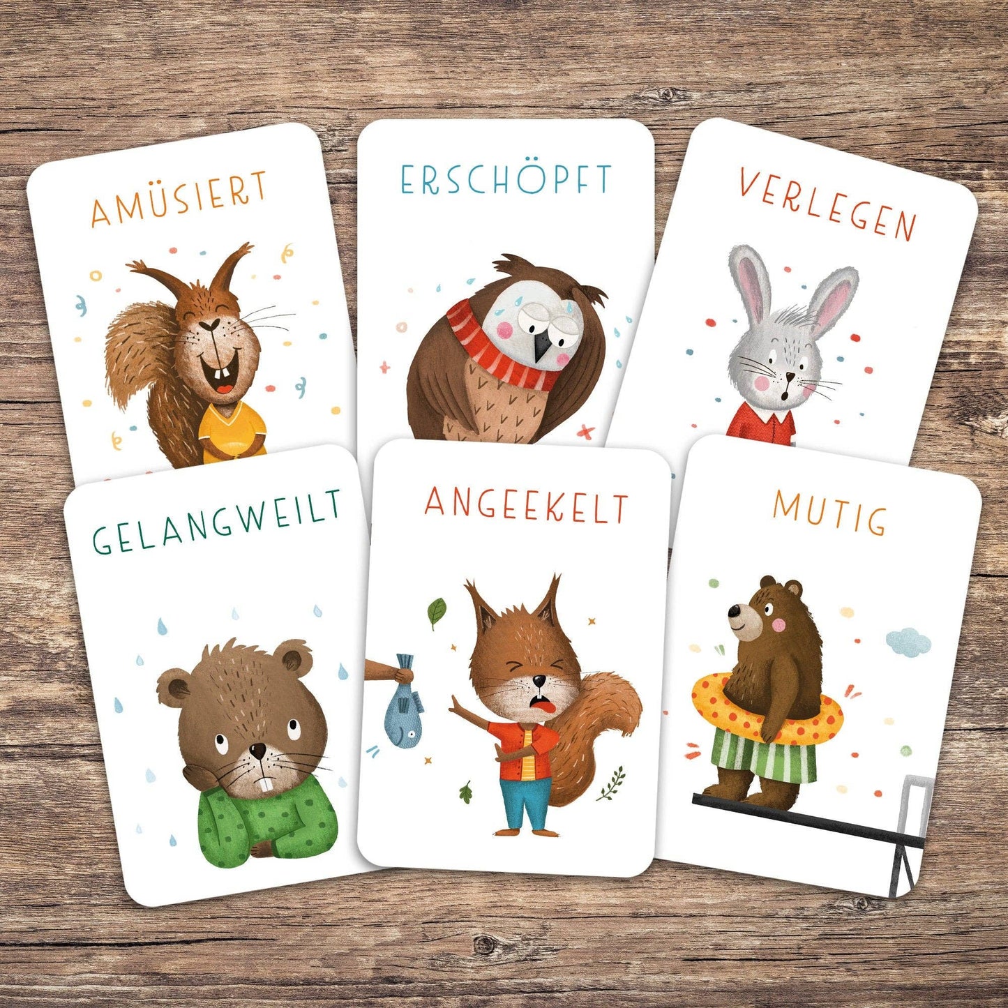 Gefühlskarten für Kinder "Starke Gefühle"