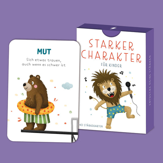 Stärkekarten für Kinder "Starker Charakter"