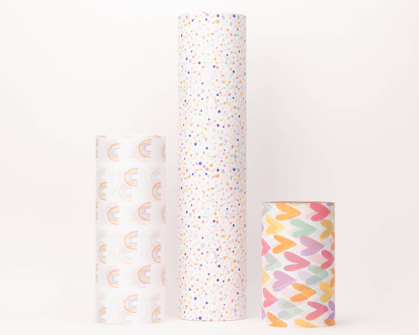 Seidenpapier auf Rolle, 200m: Smiley Pink / 30cm - 200m