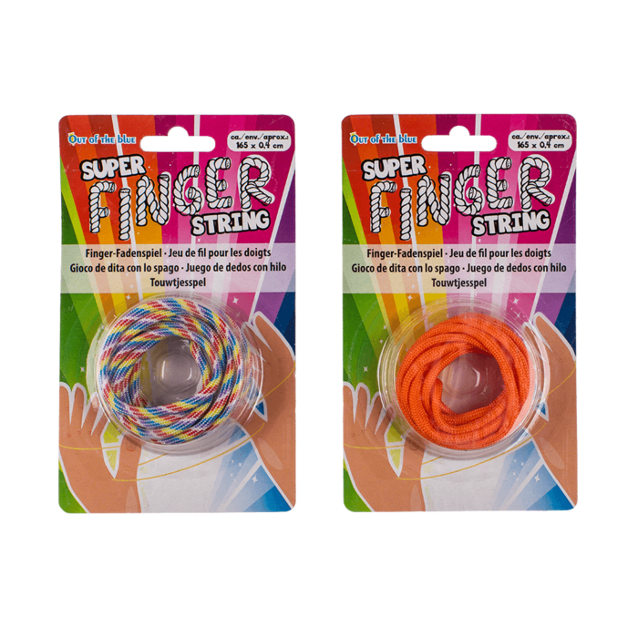 Super Finger String - Fadenspiel, ca. 165 x 0,4 cm, 8 verschiedene Farben