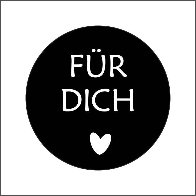 Für Dich - Wunschetikett - Rolle mit 250 Stück