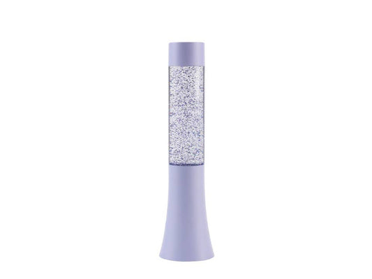 Flared Glitter Lampe Pastellviolett